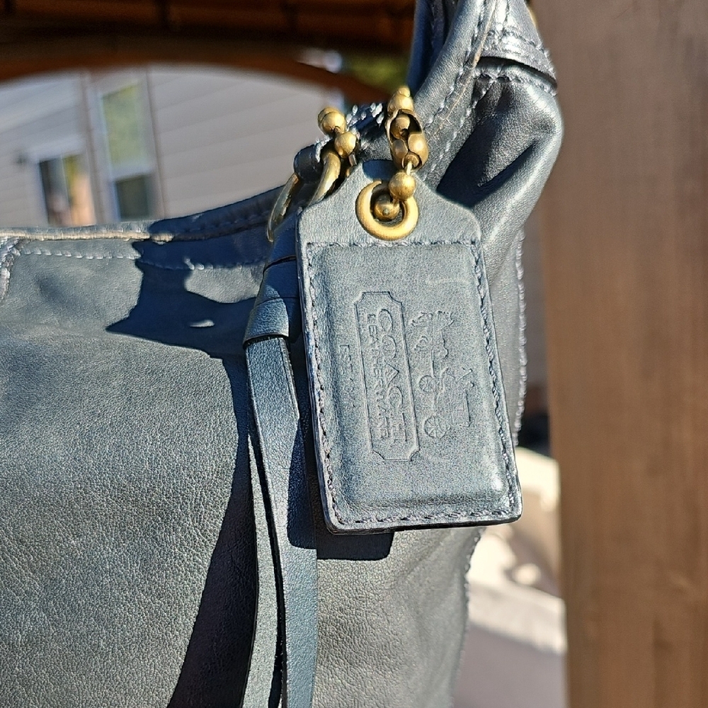 Coach 2007 Bottle Green Bleecker Extra Large Duffle 11423 HTF - Picture 3 of 14